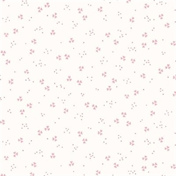 Yours Truly patchworkstof mini blomster lys bund 110 cm bred